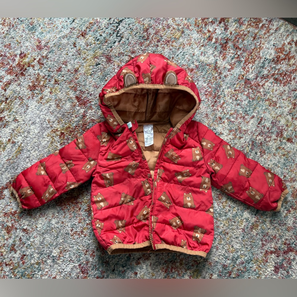 Robeez Red Jacket with Bear Design